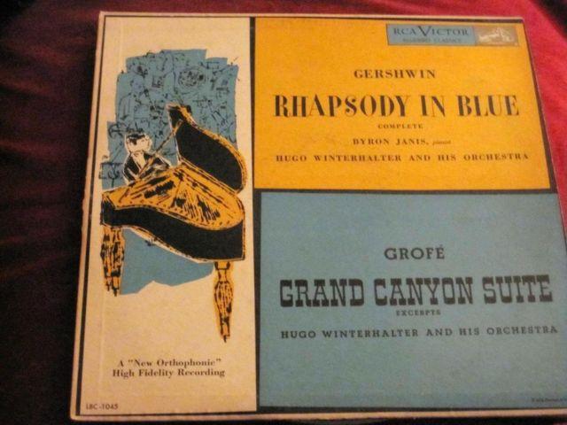 Andy Warhol Cover & LP of Rhapsody in Blue, Grand Canyon Suite