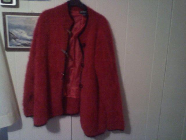 Angora red sxL coat & Vera bradley bag (slight cut) price is for both