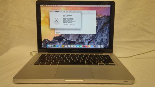 Apple MacBook Pro 13in Core2Duo 8gb RAM 320GB HD OS X 10.10.1 - $475