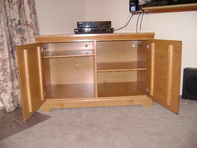 Ashley Candelight Pine TV Stand