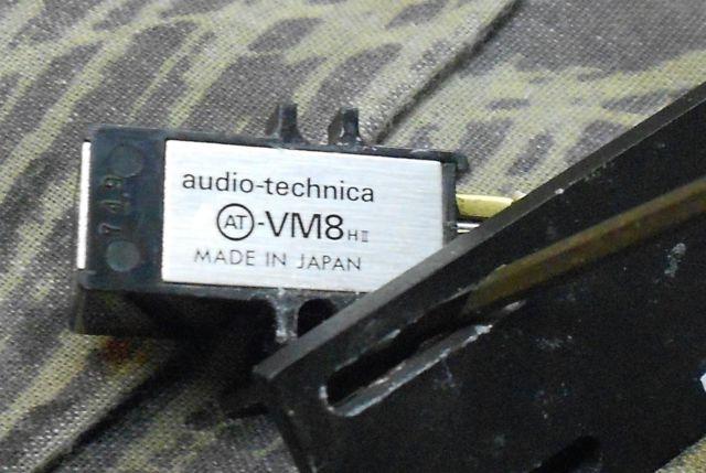 Audio Technica VM8 cartridge w -NEW- ATS-12 stylus