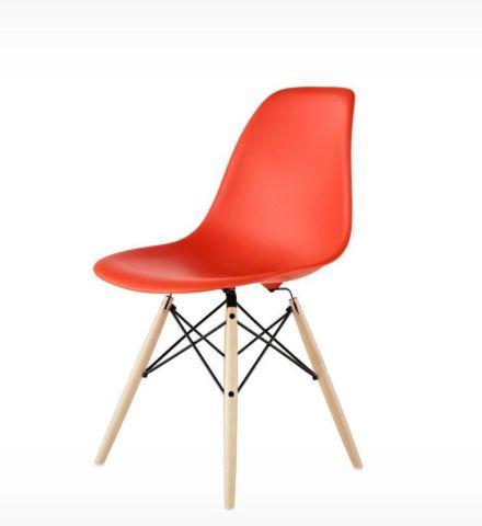 *** Authentic Herman Miller Eames Shell Chair (Red Orang) ***