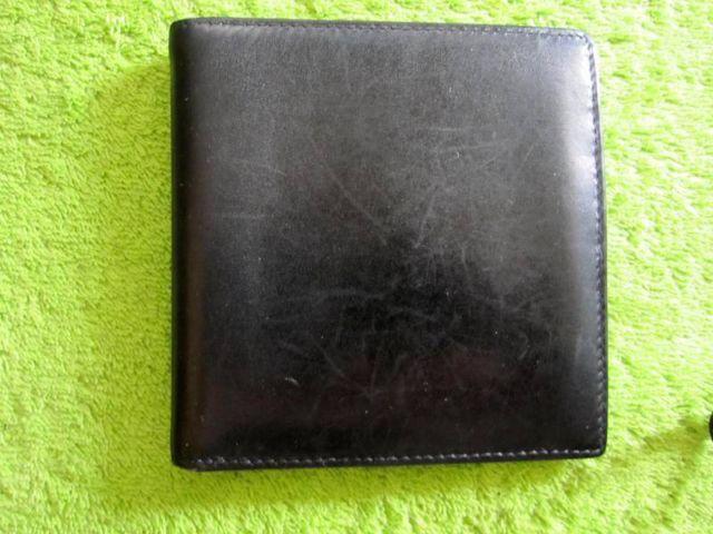 Barely-Used Black Leather Coach Credit Card Case