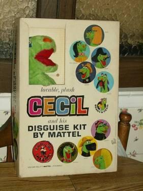 BEANY & CECIL SEA SERPENT DISGUISE SET W BOX MATTEL 60s