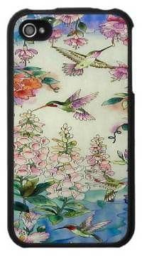 Beautiful Hummingbirds and Flowers iPhone 4/4S Case. Really Hot, WOW!
