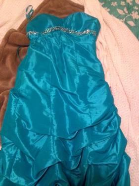 Beautiful Teal Prom Dress