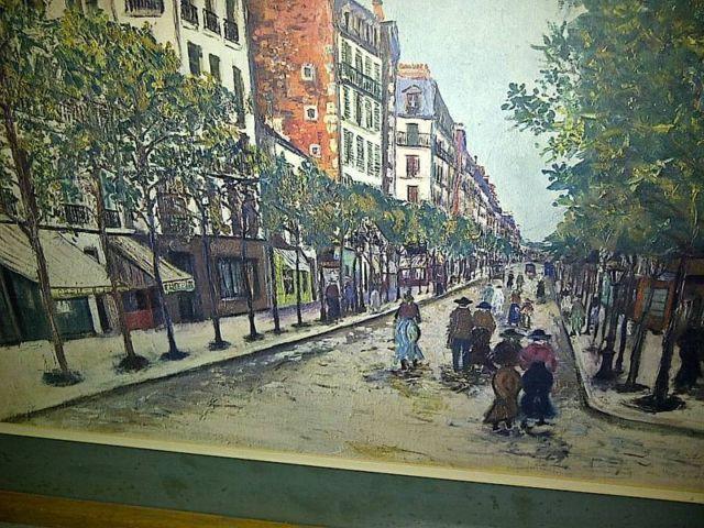Beautifully Framed ART Maurice Utrillo Picture