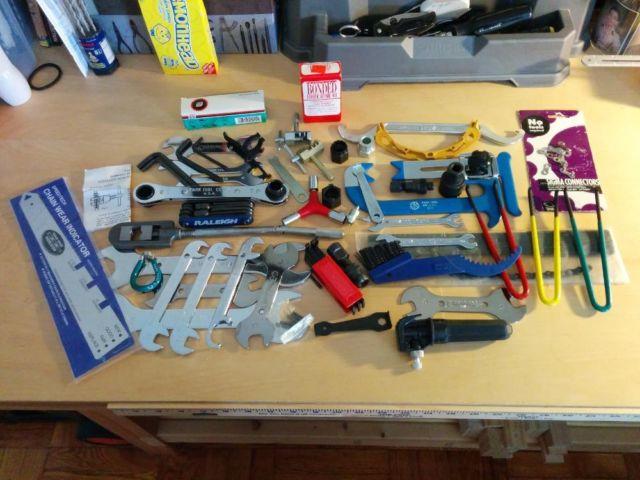 Bicycle Tools with Toolbox