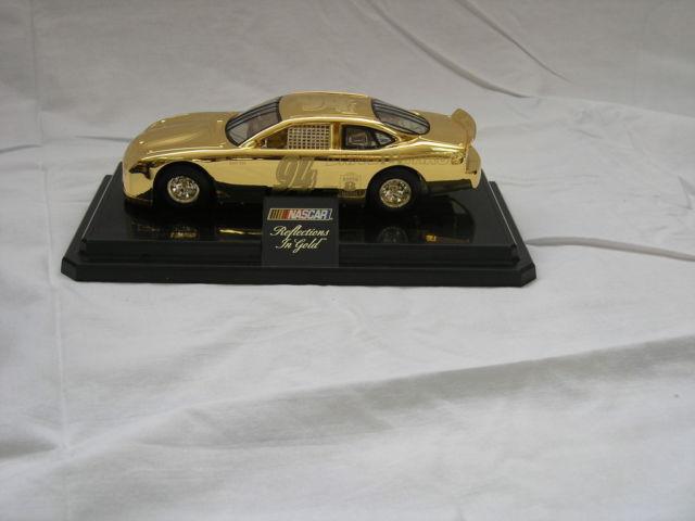 Bill Elliott 24 Gold Plated die cast Nascar Collector car