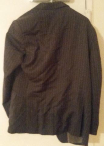 Black Grey Express Design Studio Wool Dress Jacket Top Size 38S
