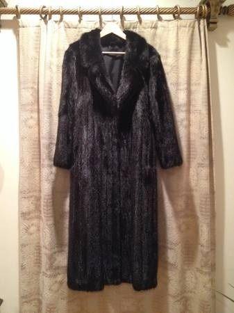 Black Mink Coat (Full Length)