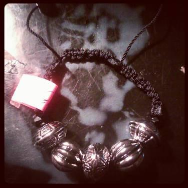 Black & Silver tribal bracelet by IHeartYani