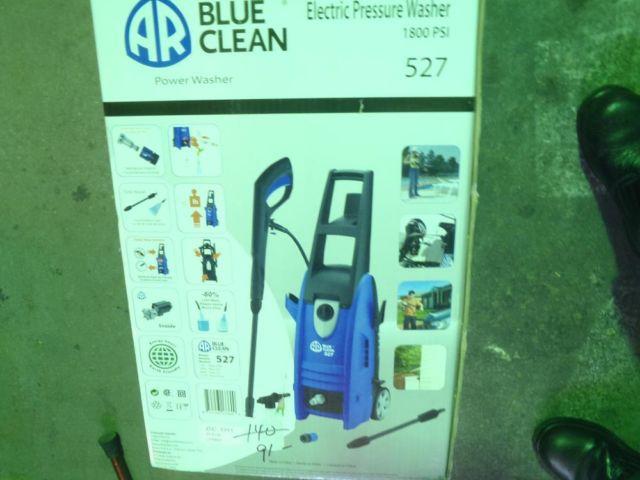 BLUE CLEAN ELECTRIC PREASSURE POWER WASHER 1750, AND 1800 PSI