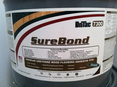 Brand New DriTac 7300 SureBond Wood Flooring Adhesive 4 Gallon