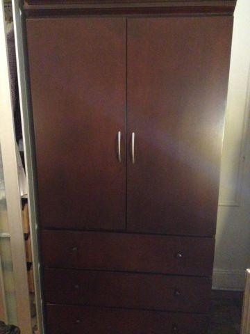 Brand new Gothic Cabinet Craft Armoire with Cabinet