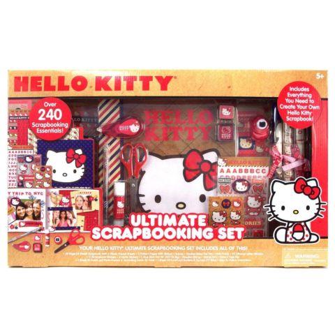 BRAND NEW Hello Kitty Ultimate Scrapbooking Set - Over 400 Essentials