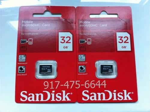 BRAND NEW (SANDISK) MICROSD MEMORY CARDS: 2GB, 8GB, 16GB, 32GB!!!