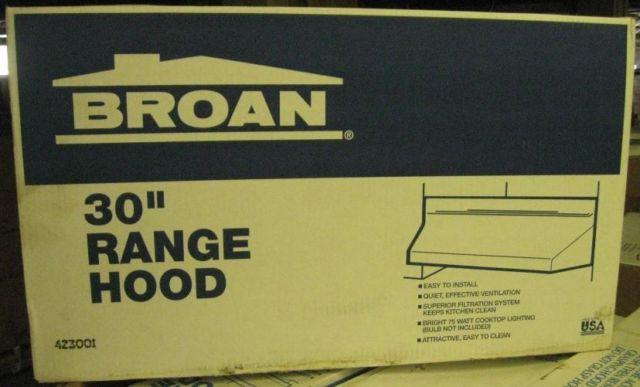 Broan Range Hoods - 30