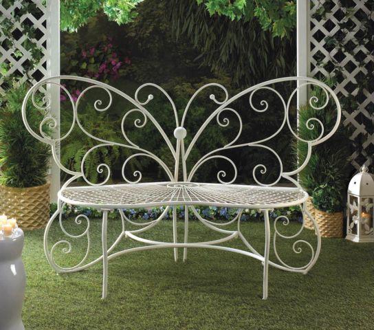BUTTERFLY BENCH, CHAIRS, TABLE, CUSHIONS, ALL BRAND NEW CAST ALUMINUM