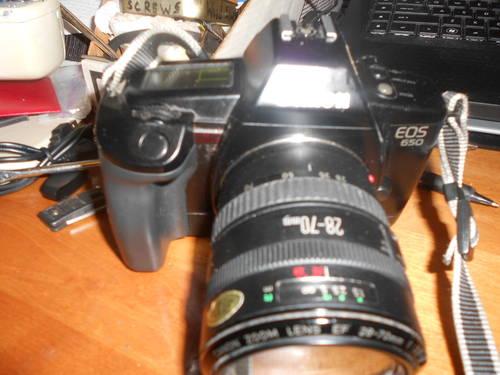 canon eos 650 with 27-80 mm lens