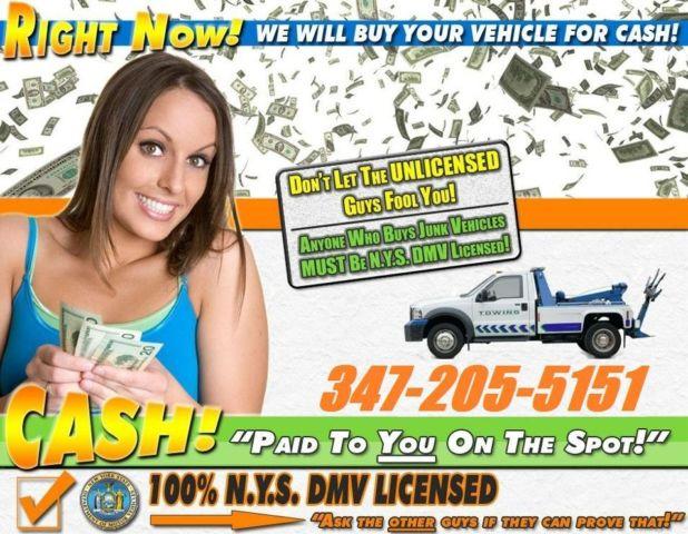 ::: CASH PAID FOR ANY JUNK CARS - ALL NEW YORK - 347-205-5151