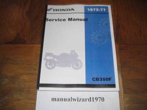 CB350F CB400F CB350 CB400 Service Shop Repair Manual Part# 6133303