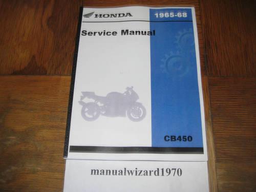 CB450 CB 450 Super Sport Service Shop Repair Manual Part# 622835