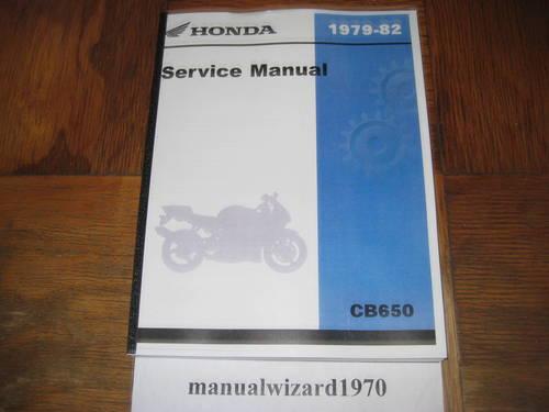 CB650 CB650C CB650SC CB 650 Service Shop Repair Manual Part# 6142603