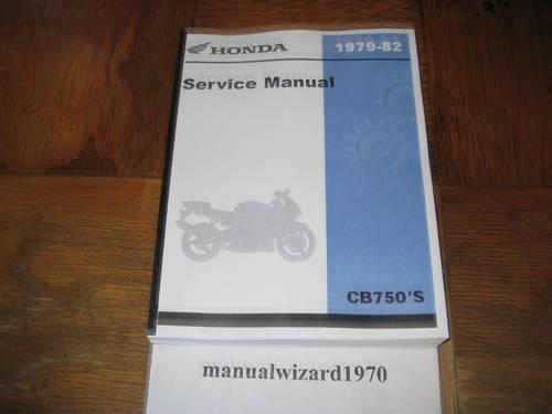 CB750F CB750C CB750SC CB750 Service Shop Repair Manual Part# 6142506Y