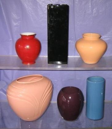 VASES: Ceramic beauties, $4 to $15; all for $35