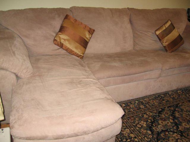 Chaise, Recliner and couch with pull out Queen size bed