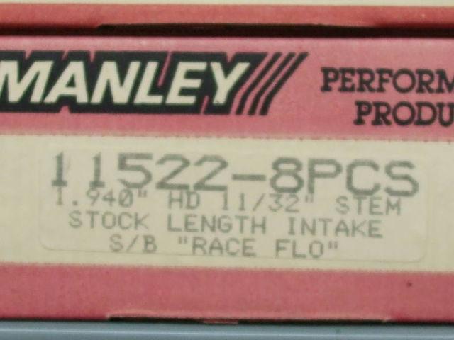 Chevy SB 1.94 Manley 11522 Race Flo Valves