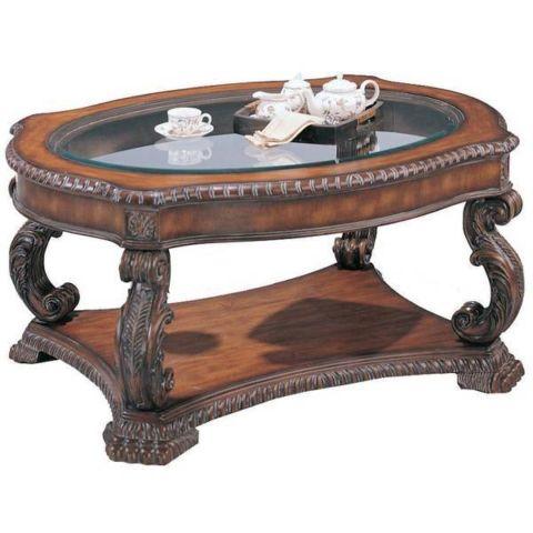 Co-3892 Doyle Traditional Oval Coffee Table by Coaster