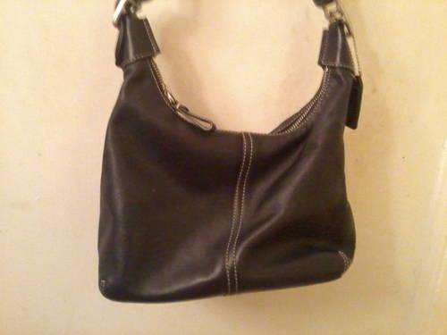 Coach Gently Black Leather Bag