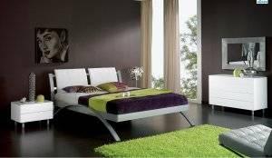 Coco 5pc King Size Bedroom Set in Black Color By ESF