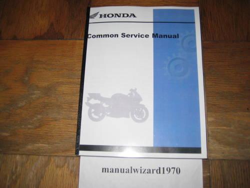 Common Basic Elementary Service Shop Repair Manual Part# 61CM002