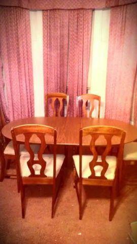Complete Dining Room Table Set (Seats 6)