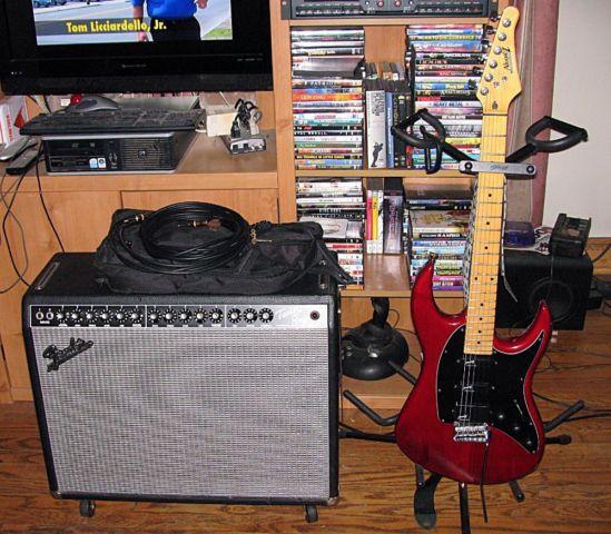 Complete Package,Alvarez Electric Guitar With Fender Twin Pro Tube Amp