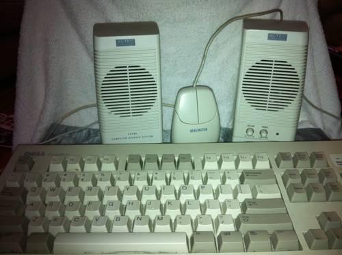 Computer equipment (keyboard, mouse, & speakers)