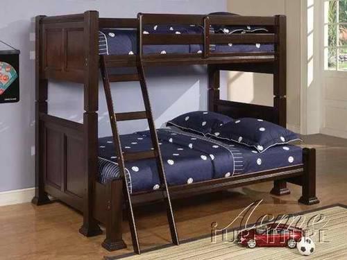 Contemporary Twin Twin Metal Bunk Bed by Coaster