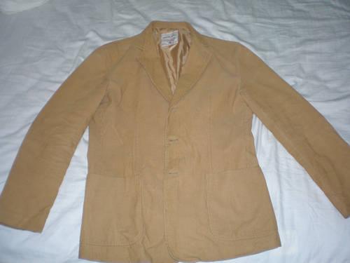 Corduroy Jacket, vintage by style only, fitted, European design