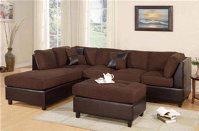 COZY SECTIONAL + FREE OTTOMAN
