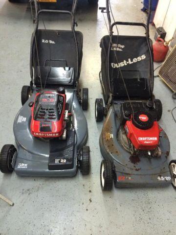 Craftsman mowers for sale