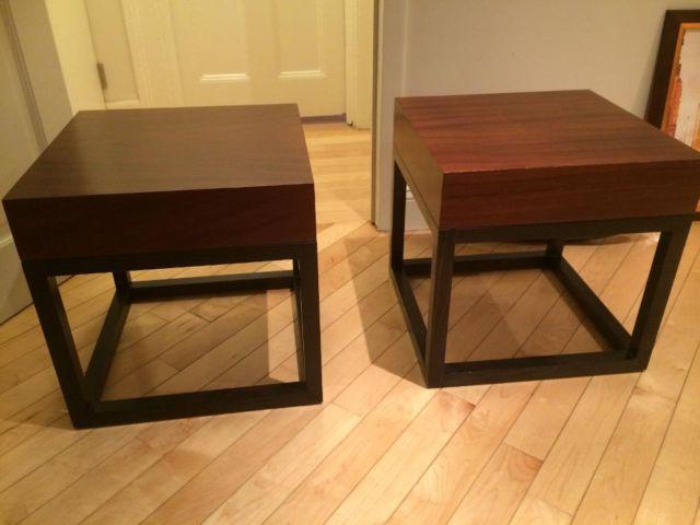 Crate & Barrel Bunching Coffee Table/Side Tables (2)