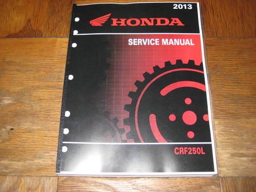 CRF250L CRF250 L CRF 250L Service Shop Repair Manual Part# 61KZZ00