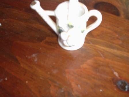 DECORATIVE CERAMICRED PITCHER HAND MADE MARKINGS ON BOTOM BUT CANNOT