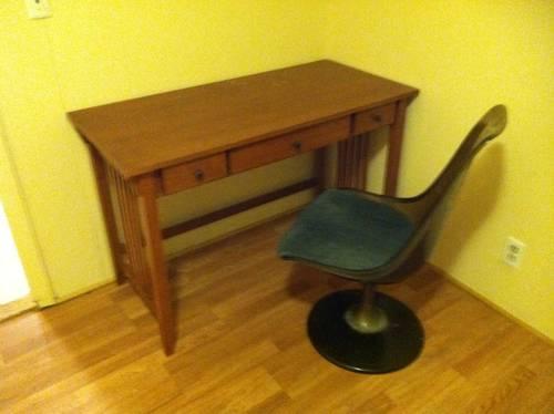 Desk & chair (good shape)