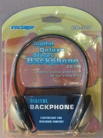 Digital Deluxe Stereo Backphone Headphones - NIP