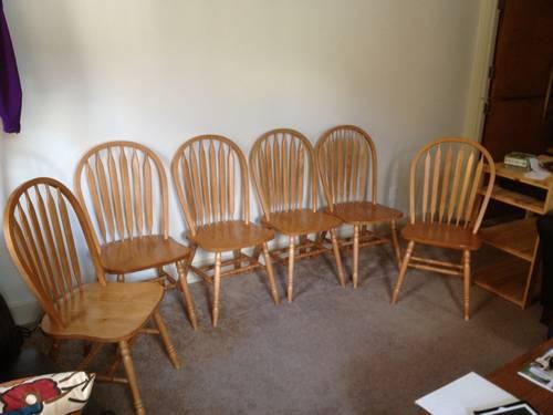 dining table with 6 chairs (bar height) includes extender