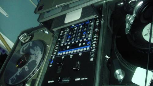 DJ SETup RANE 62 + 2 technics mk12+dj coffin + laptop stand + extras -